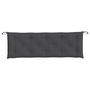Voir la diapositive 4 : VIDAXL Coussin de banc de jardin anthracite melange 150x50x7 cm tissu