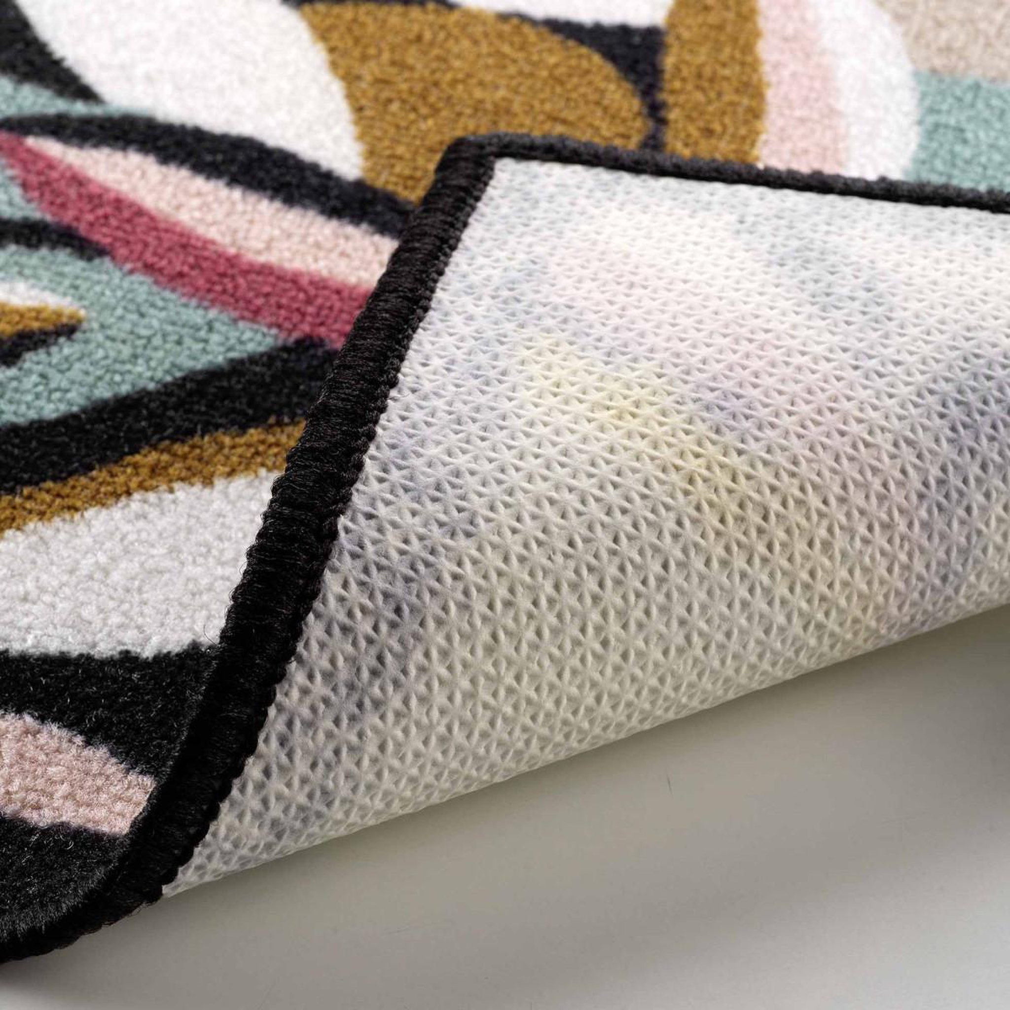 Voir la diapositive 3 : Douceur d'Intérieur Tapis imprimé  lavinia  50x120cm multicolore