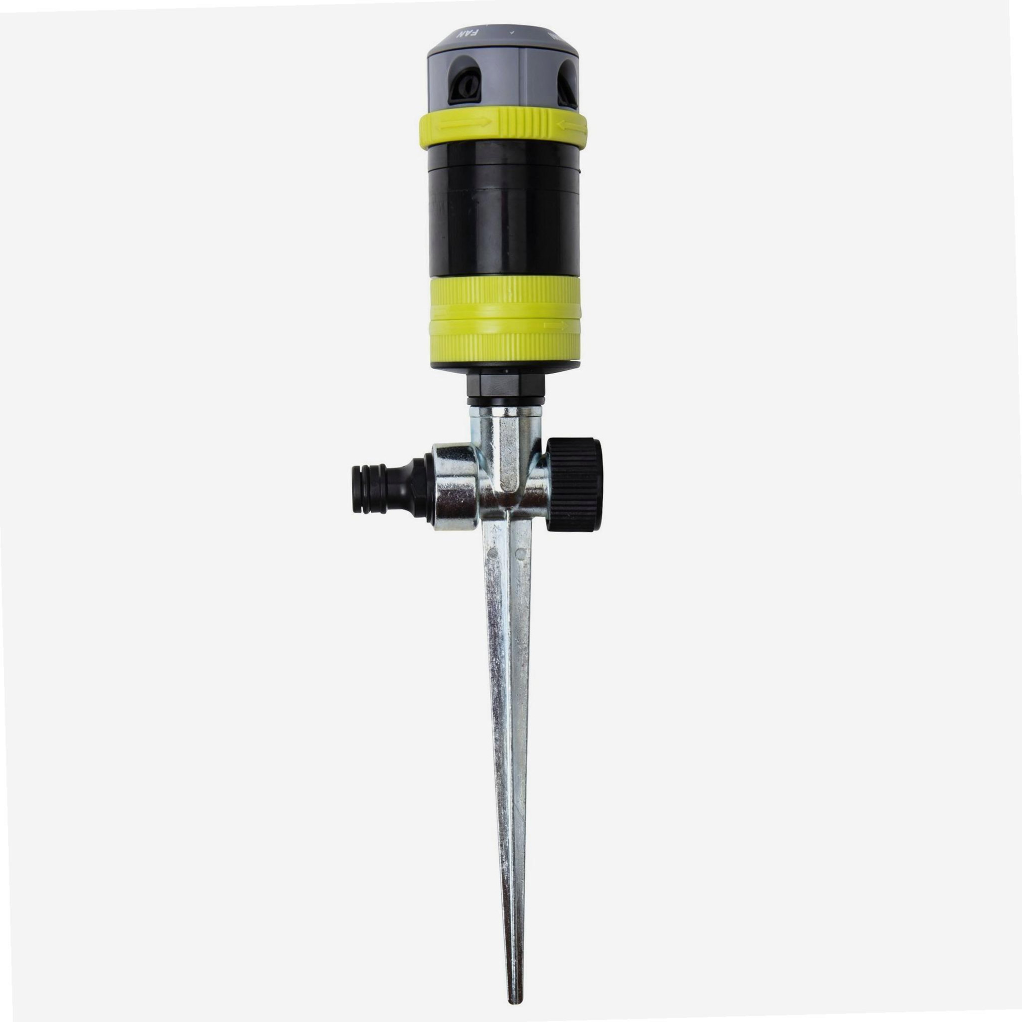 Voir la diapositive 6 : Jardibric Arroseur turbine multi-jets sur pic
