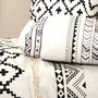 Voir la diapositive 4 : ATELIER DU COTON Parure de couette 100%coton 57fils/cm2 bohème