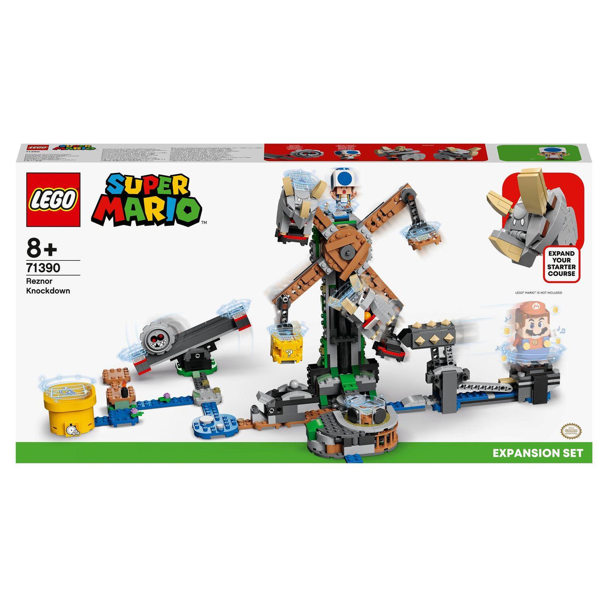 Voir la diapositive 1 : LEGO Super Mario 71390 Ensemble d'extension La destruction des Reznors dès 8 ans