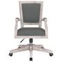 Voir la diapositive 3 : VIDAXL Chaise pivotante de bureau Gris fonce Tissu