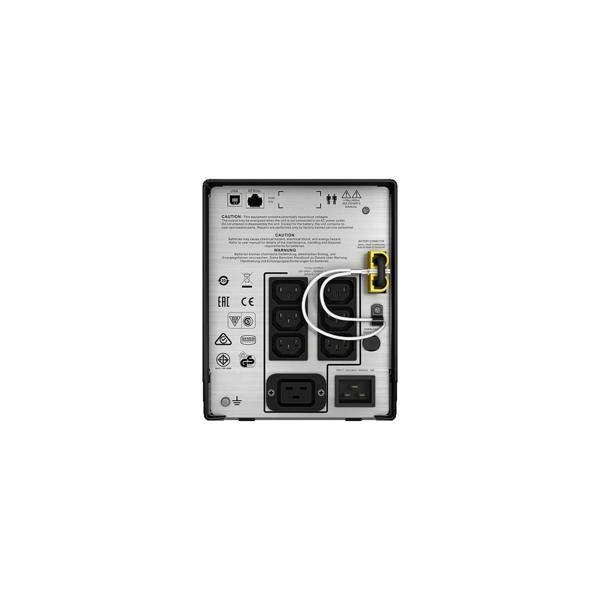 Voir la diapositive 3 : APC Onduleur APC Smart-UPS C 2000VA LCD 2000 VA