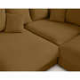 Voir la diapositive 6 : LISA DESIGN Aspen - canapé d'angle réversible 5 places - assise profonde - en velours côtelé