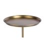Voir la diapositive 2 : Paris Prix Table d'Appoint Design  Grant  51cm Blanc & Or