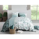 ATELIER DU COTON Parure Housse De Couette 100% Coton 57fils Foliage