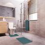 Voir la diapositive 2 : GUY LEVASSEUR Lot de 2 tapis de bain polyester 50x80cm + 50x40cm 50x80cm