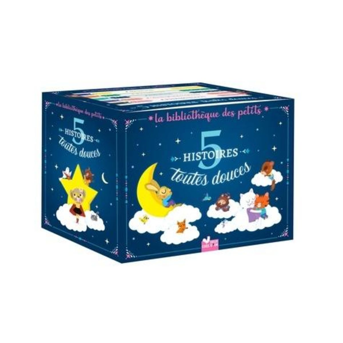 LA BIBLIOTHEQUE DES PETITS. 5 HISTOIRES TOUTES DOUCES - COFFRET EN 5 VOLUMES : BONNE NUIT ; JE T'AIME TANT ; PAPA BISOUS ; QUAND JE SERAI GRAND ! ; SUPER SOURICETTE ET LES DENTS DU BONHEUR !, Pellissier Caroline
