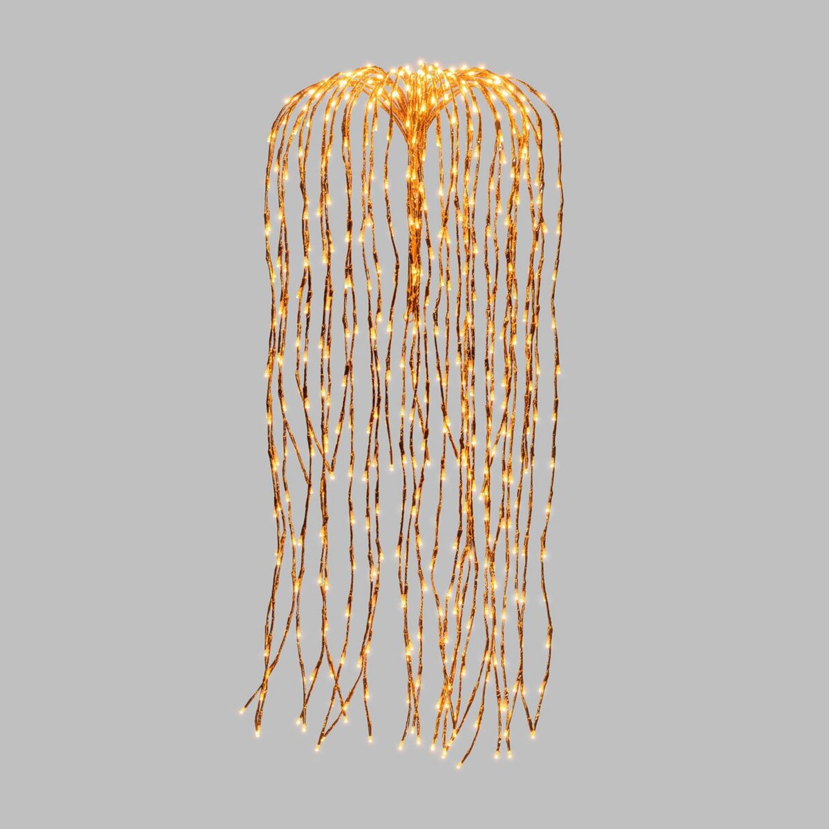 LOTTI Branches lumineuses saule pleureur à suspendre - H. 120 cm - Cuivré