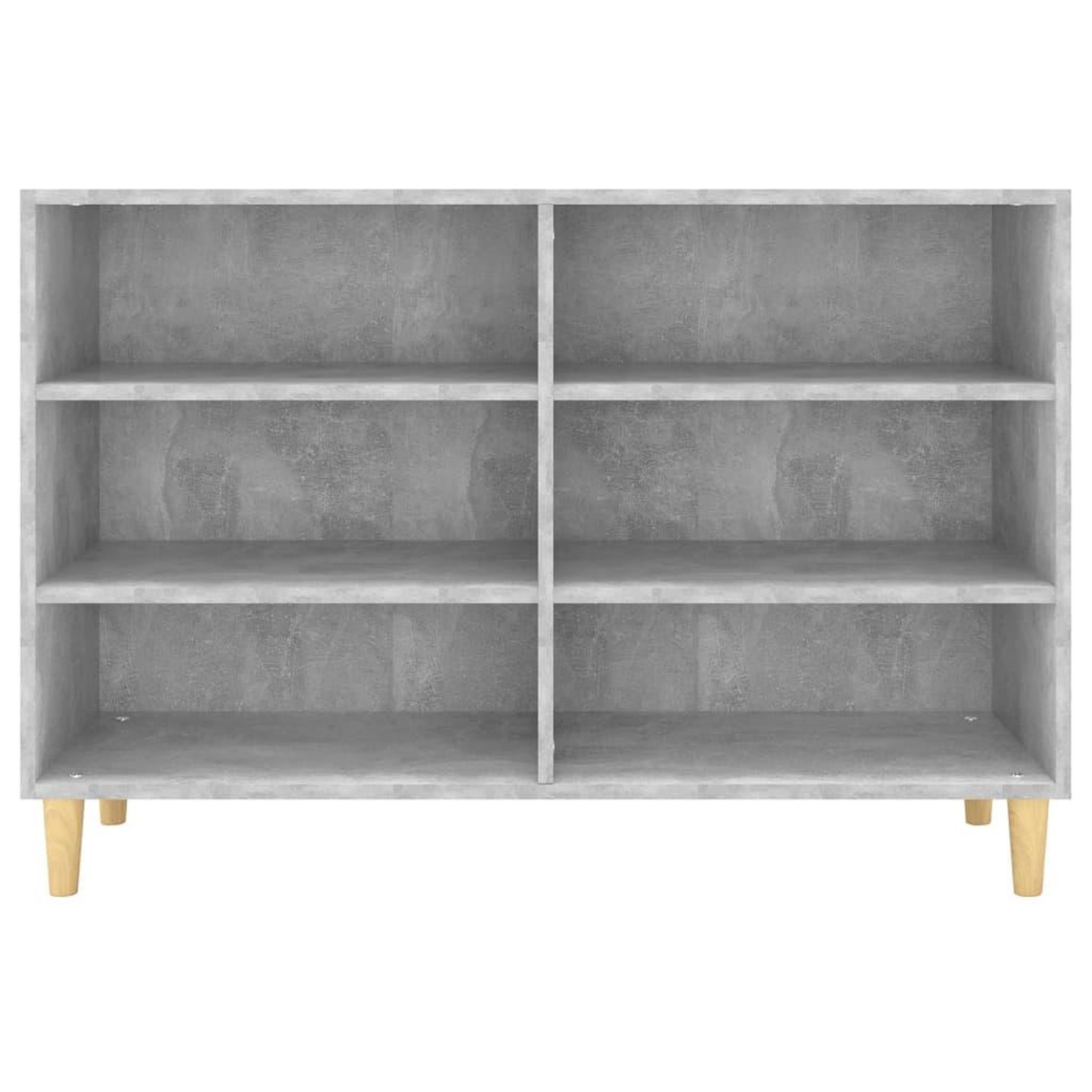 Voir la diapositive 4 : VIDAXL Buffet gris beton 103,5x35x70 cm bois d'ingenierie