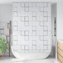Voir la diapositive 1 : VIDAXL Store roulant de douche 160x240 cm Carre