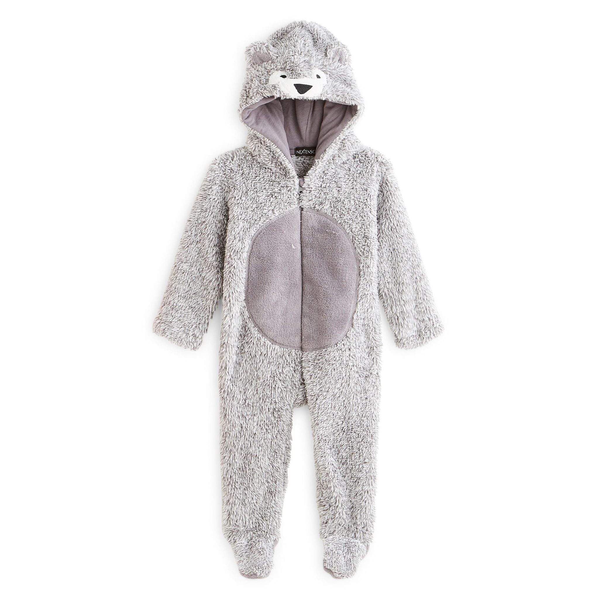 Combinaison Ours Bébé Nouveau-Né - Manteau Hiver Chaud à Capuche - Pyjama Garçon Fille - Ultra Doux