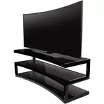 norstone meuble tv esse curve noir laqué/noir 32-60 p