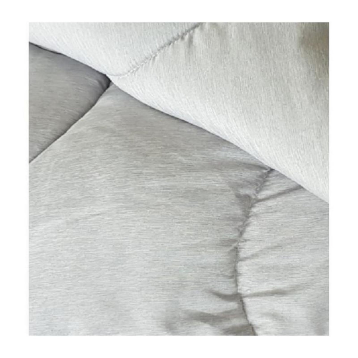 ABEIL ABEIL Couette temperee BICOLORE 220x240cm - Blanc + Gris chine