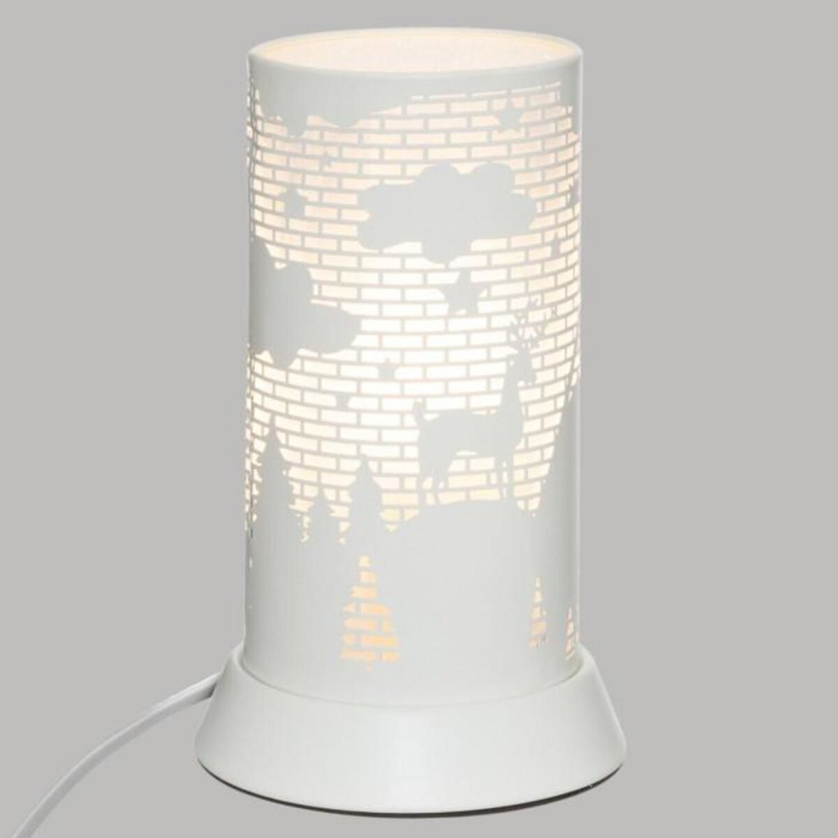 Atmosphera Kids Lampe à Poser pour Enfant  Décor  20cm Blanc