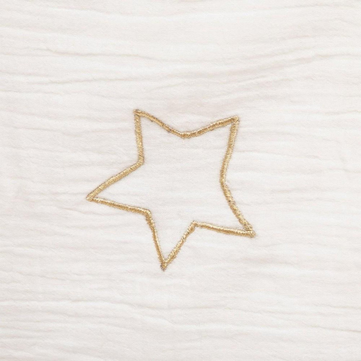 ATMOSPHERA Édredon gaze de coton 100x140 blanc