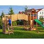 Voir la diapositive 2 : Fungoo Aire de jeux Rainbow Fortress Tip - Toboggan Rouge - Fungoo