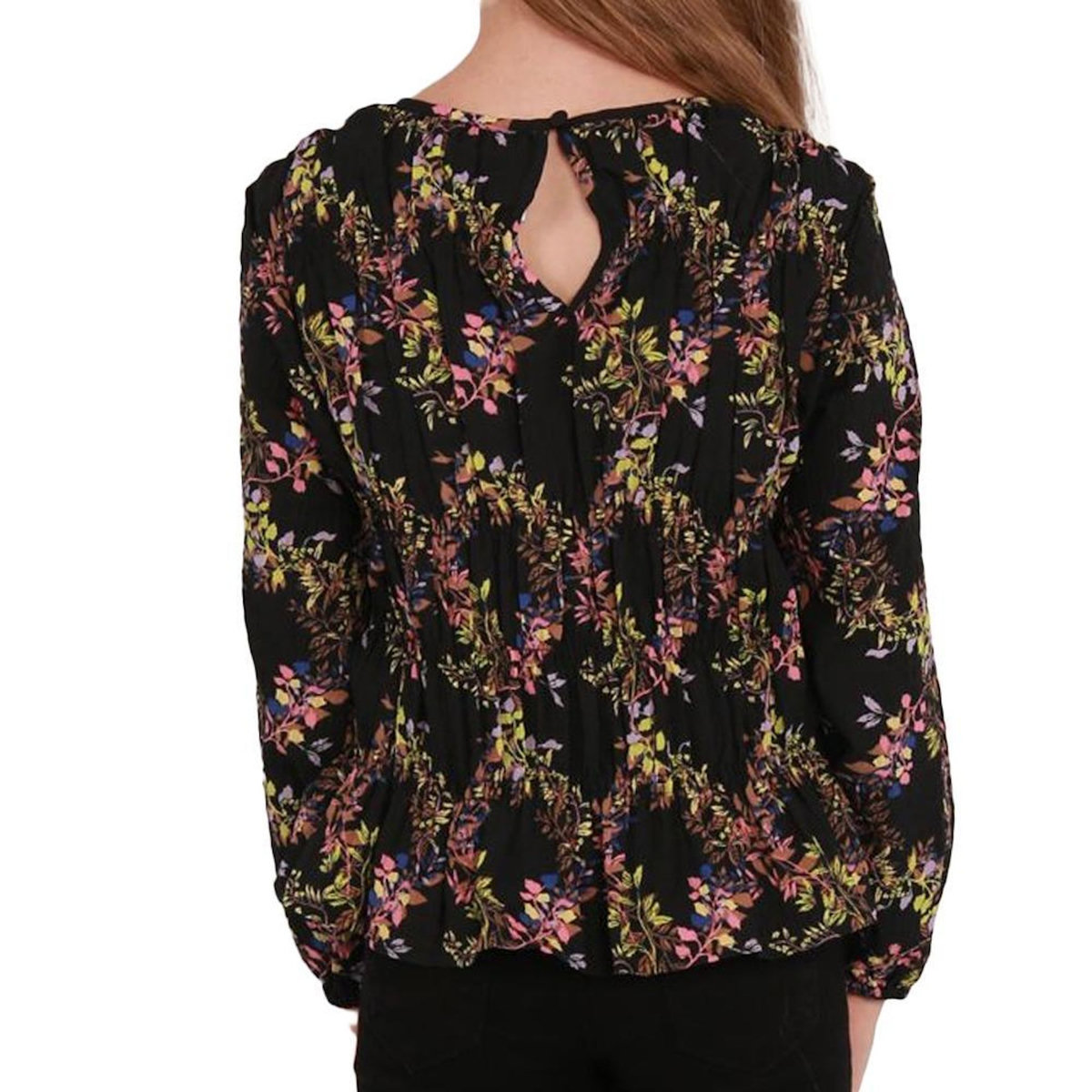 Vero Moda T Shirt Manches Longues  à Motifs Fille Vero Moda Lova