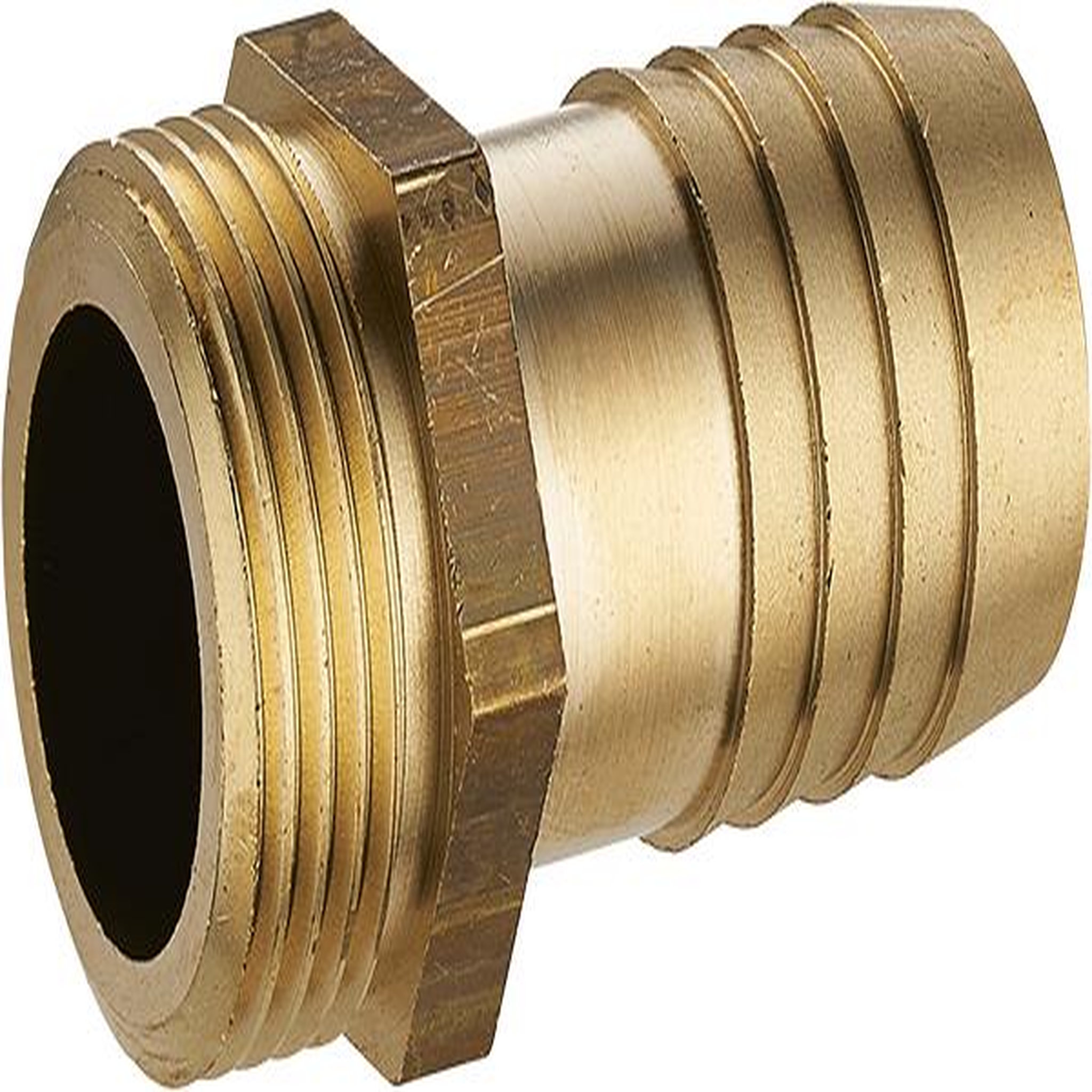 CENTRALE BRICO Raccord strié à compression laiton M 26 x 34 pour tube en polyéthylène