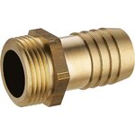 CENTRALE BRICO Raccord strié à compression laiton M 26 x 34 pour tube en polyéthylène