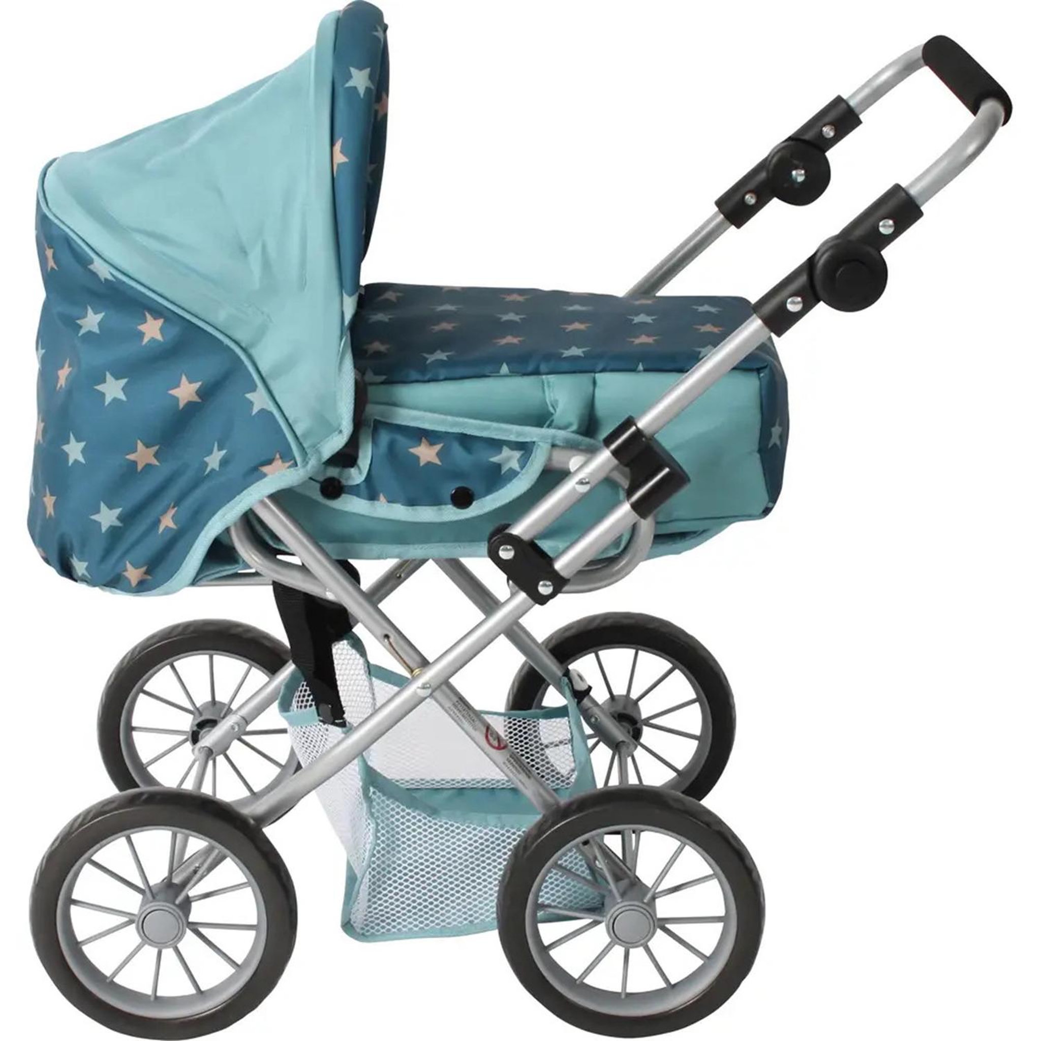 Voir la diapositive 2 : BAYER CHIC 2000 Poupées Landau combiné LENI - Étoiles turquoise