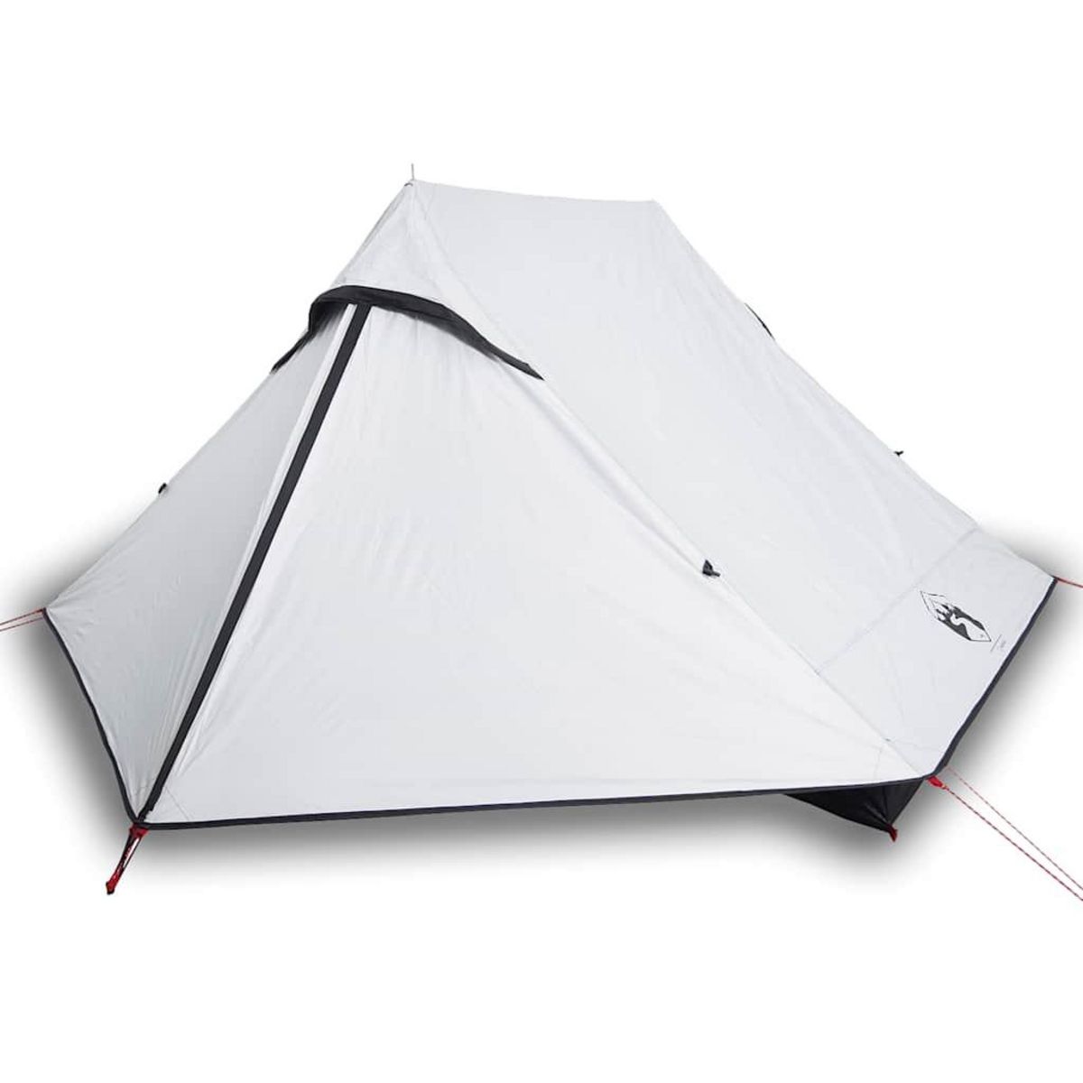 VIDAXL Tente de camping 2 personnes blanc tissu occultant impermeable