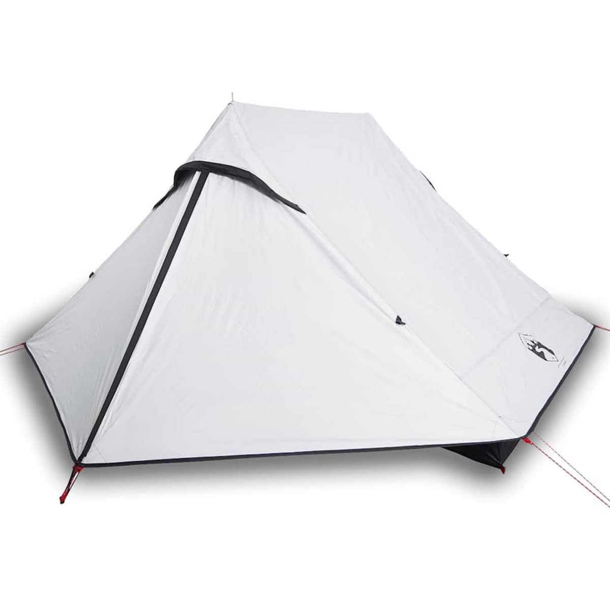 VIDAXL Tente de camping 2 personnes blanc tissu occultant impermeable