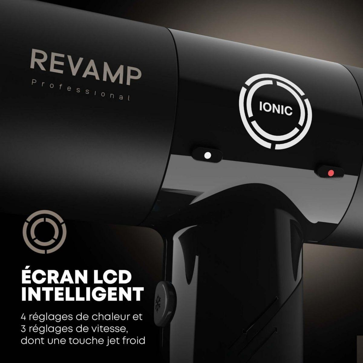REVAMP Sèche cheveux Ionique Progloss Enigma révélation