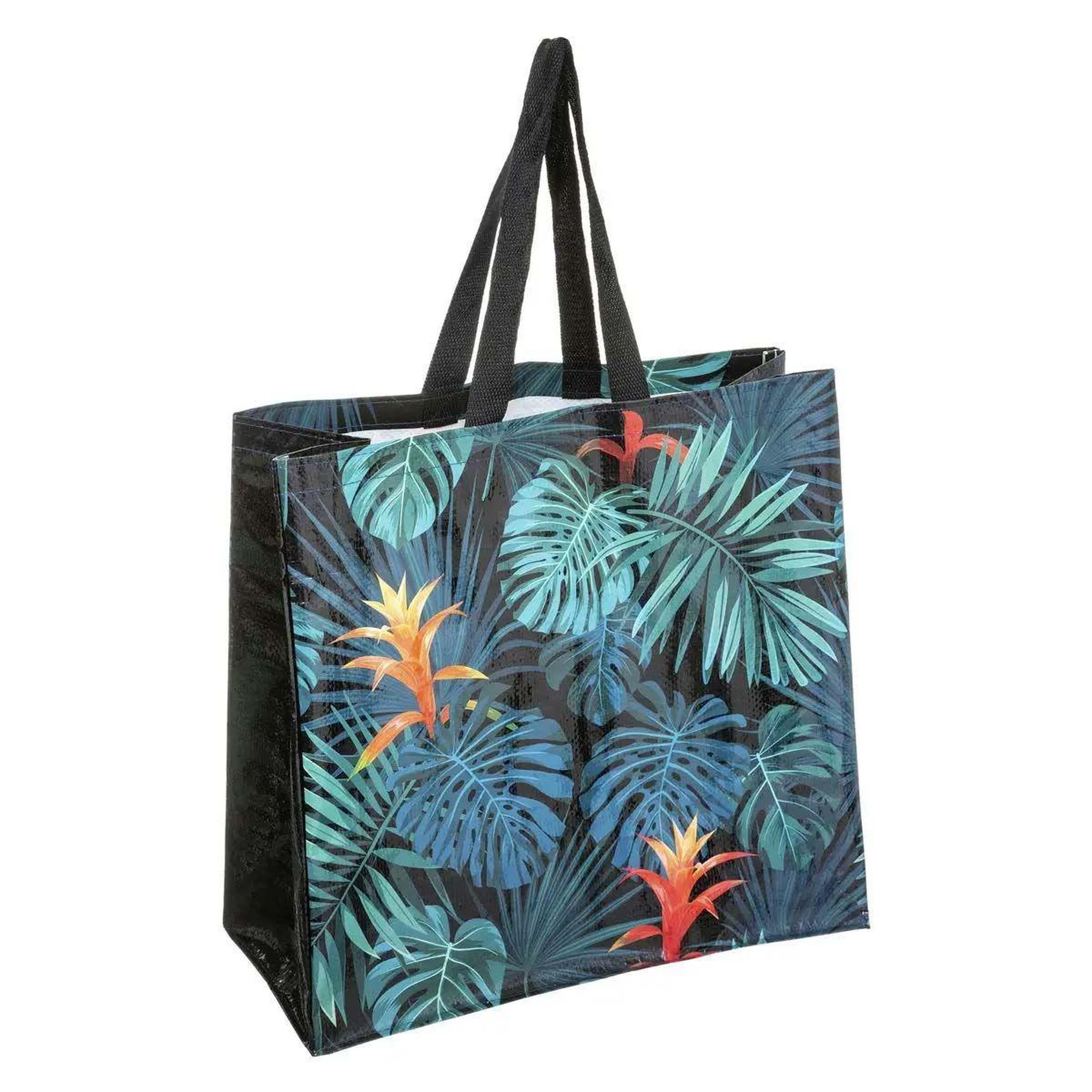 FIVE Sac cabas de shopping  feuille  45cm multicolore