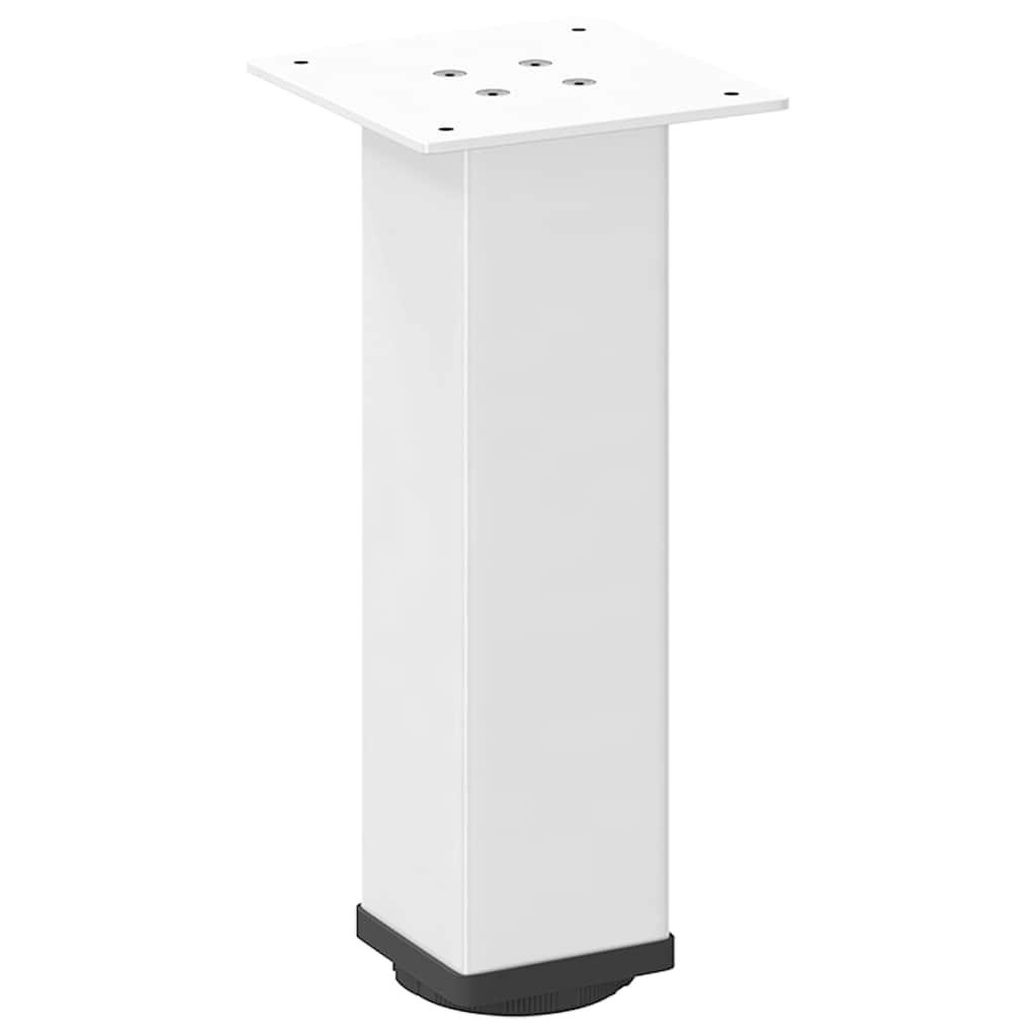 Voir la diapositive 4 : VIDAXL Pieds de table basse 4 pcs blanc 30-32 cm acier
