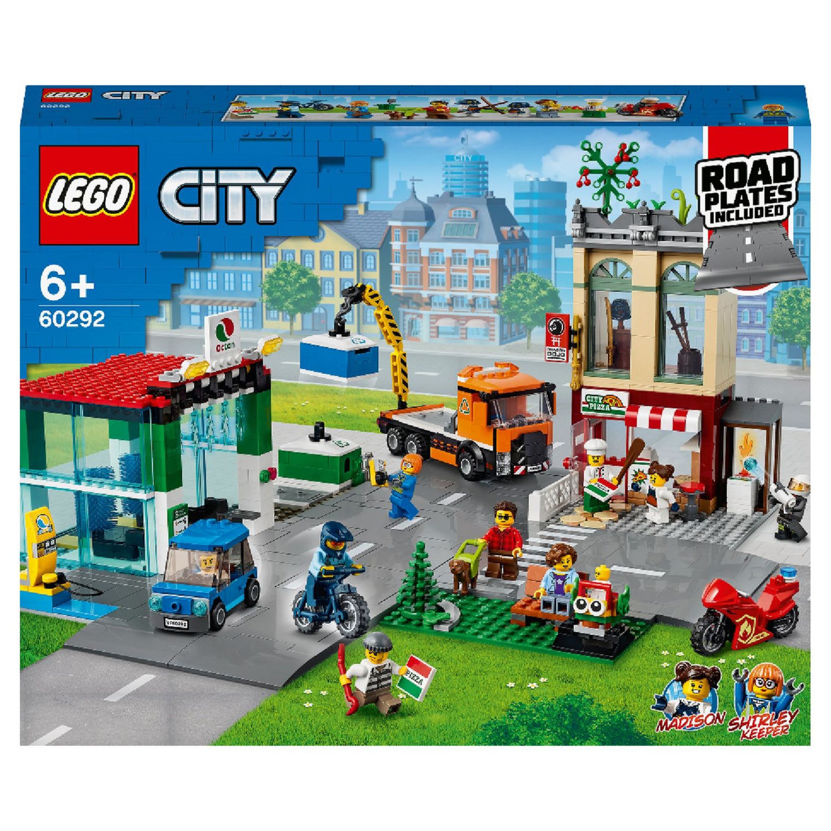 LEGO LEGO City 60292 Le centre-ville jeu de construction avec moto, camion et miniatures