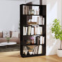 Voir la diapositive 1 : VIDAXL Bibliotheque/Separateur de piece Noir 80x25x163,5 cm Pin massif
