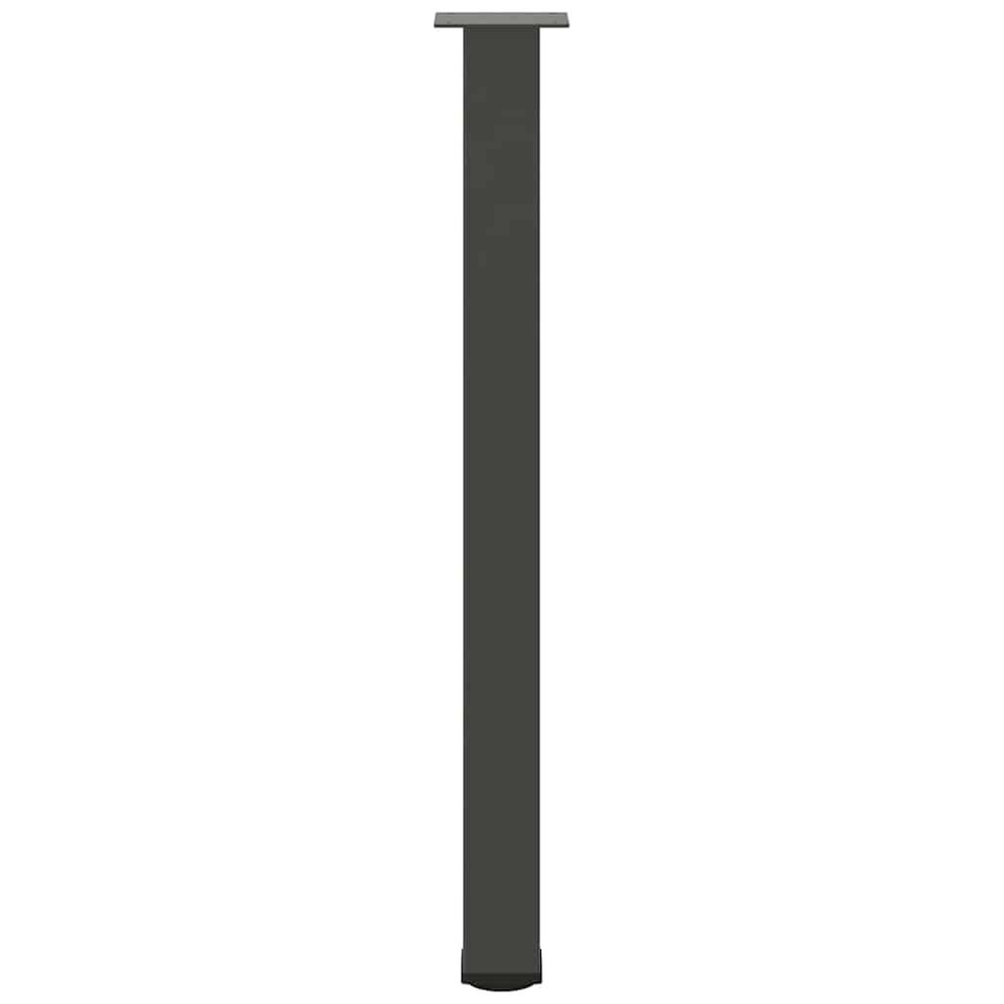 Voir la diapositive 5 : VIDAXL Pieds de table basse anthracite 4 pcs 100-102 cm acier