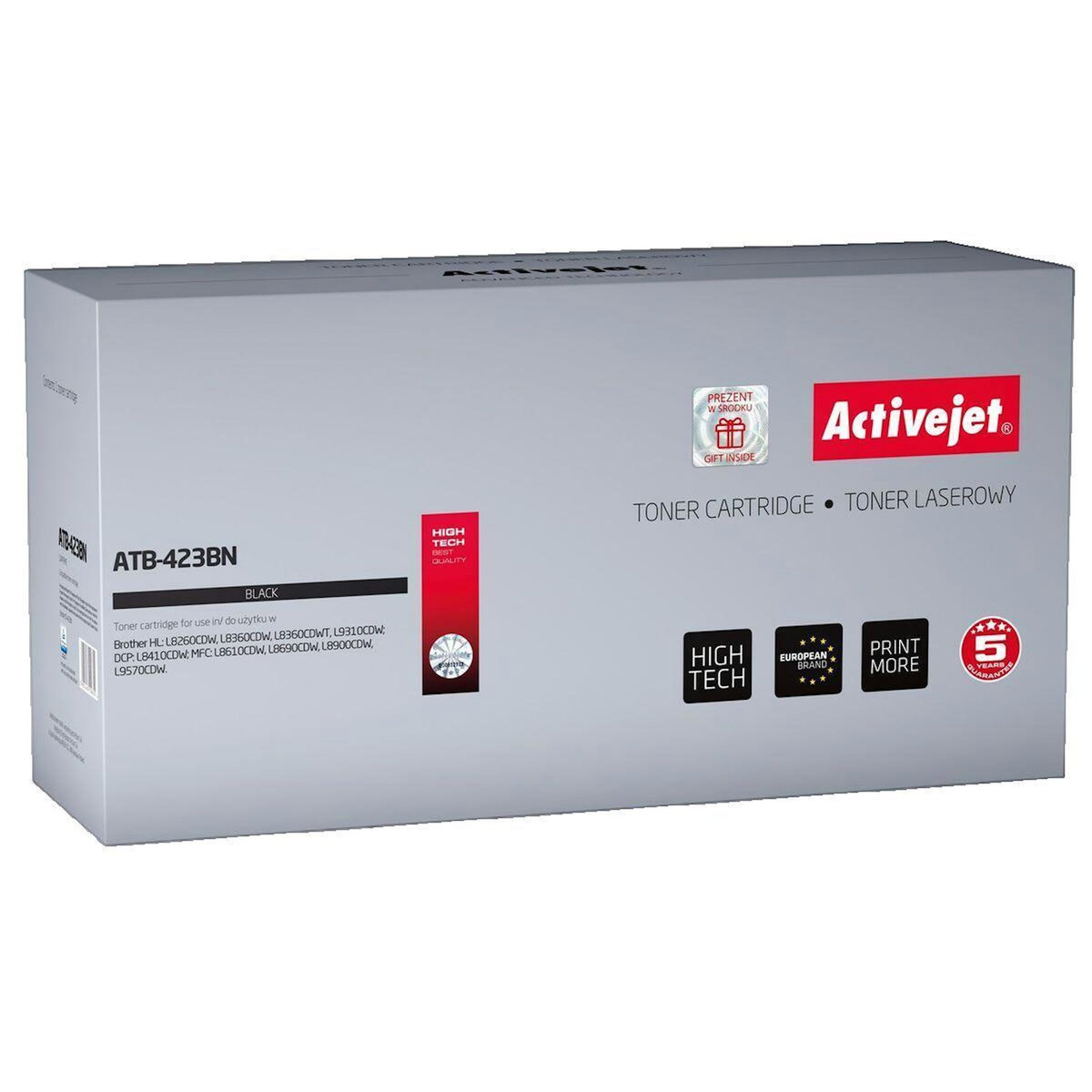 ActiveJet Cartouche de toner Activejet ATB-423BN noire