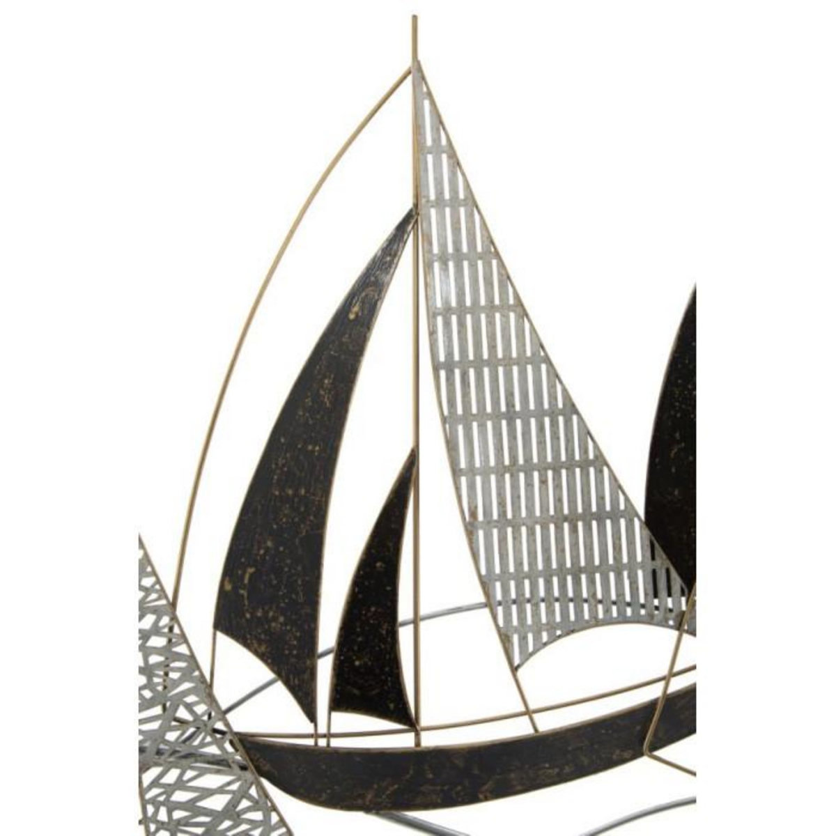 Paris Prix Décoration Murale en Métal  Veliero  91cm Multicolore