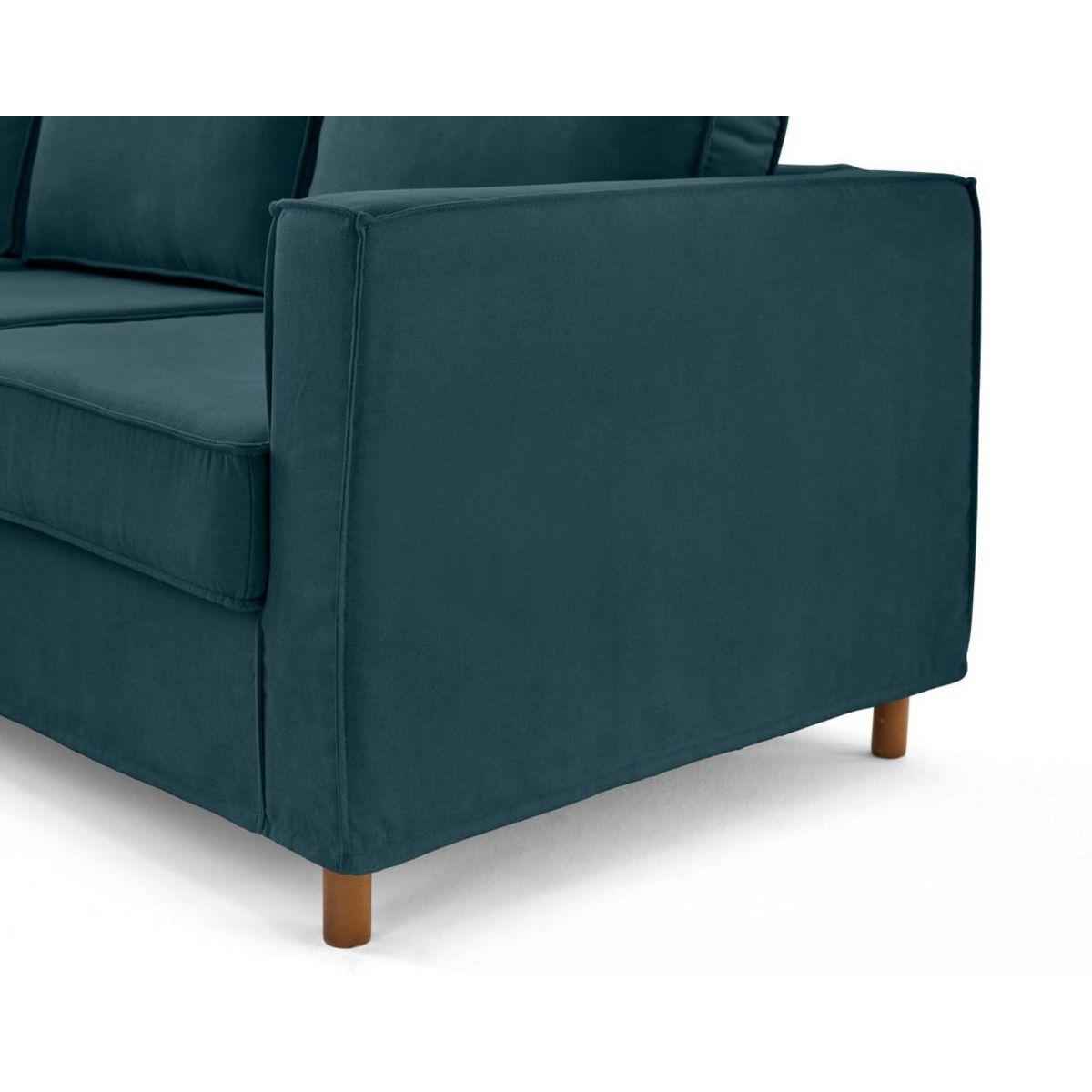 LISA DESIGN Jake - canapé déhoussable d'angle gauche 5 places en tissu