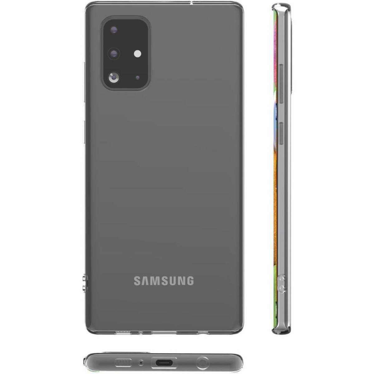 ESSENTIEL B Coque Samsung A71 Souple transparent