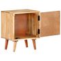 Voir la diapositive 5 : VIDAXL Table de chevet 40x30x50 cm Bois d'acacia massif