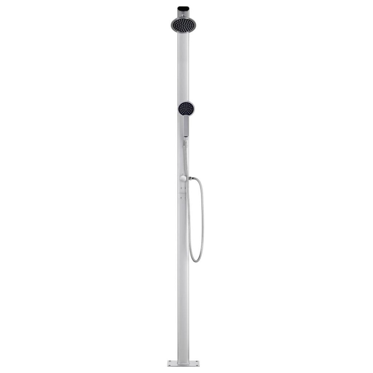 VIDAXL Douche de jardin 215 cm Aluminium