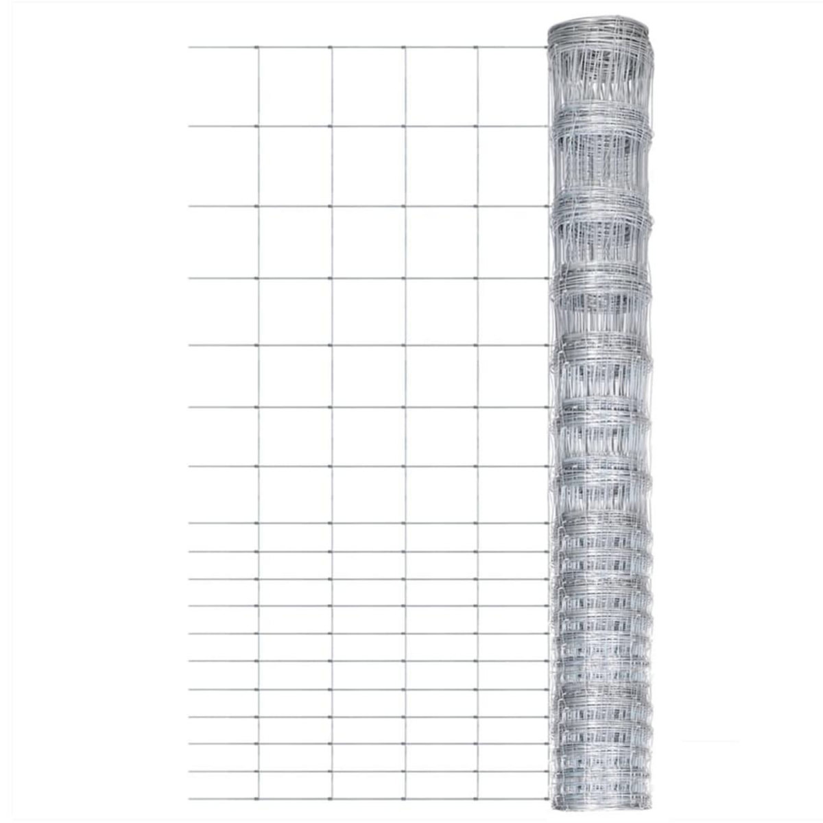 VIDAXL Cloture de jardin Acier galvanise 50x1,5 m Argente