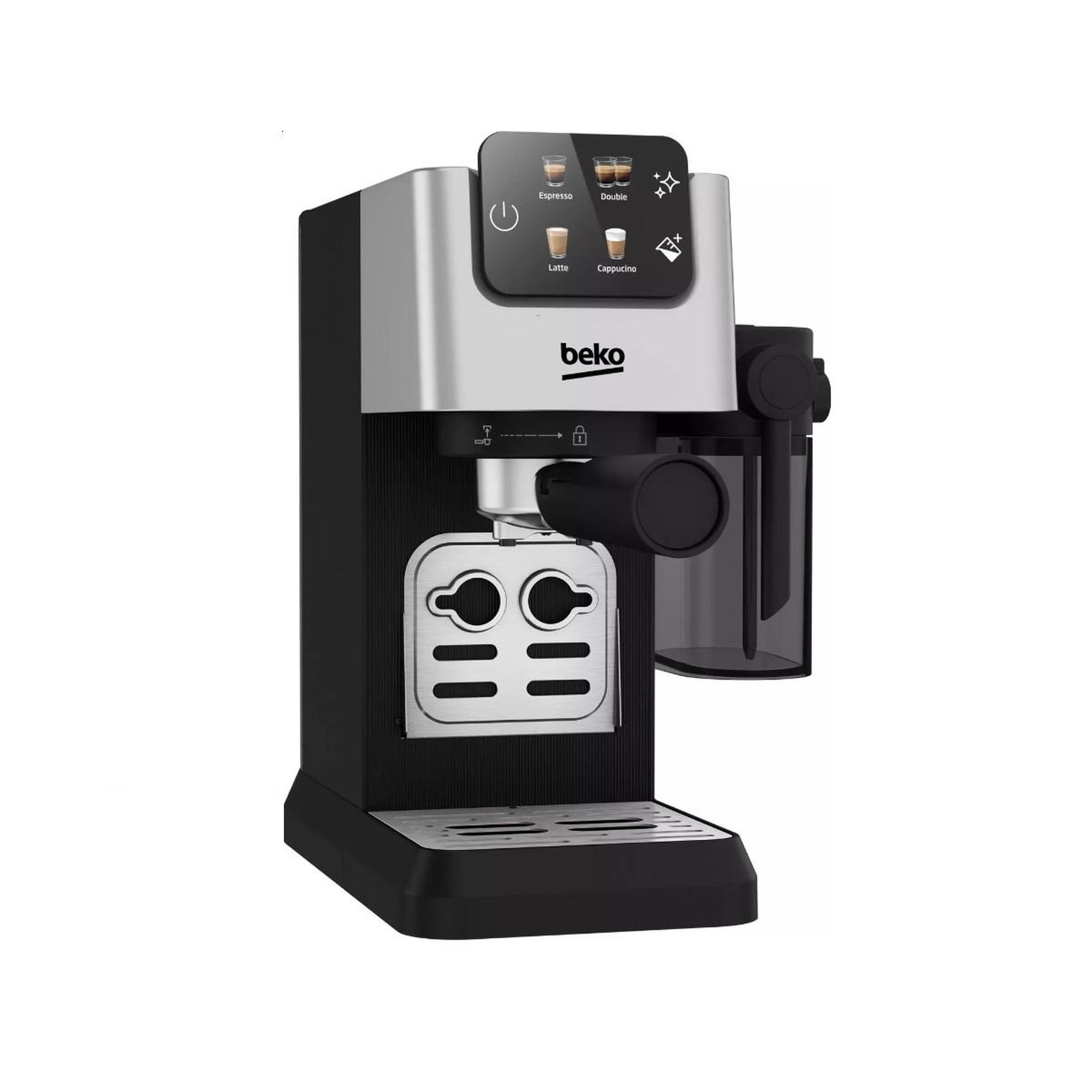 Voir la diapositive 2 : Beko Machine à expresso 15bars silver - cep5304x