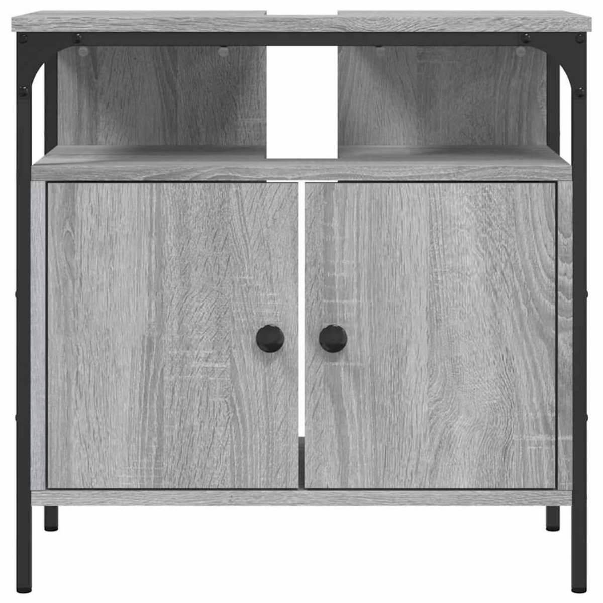 VIDAXL Armoire lavabo de salle de bain sonoma gris 60x30x60 cm