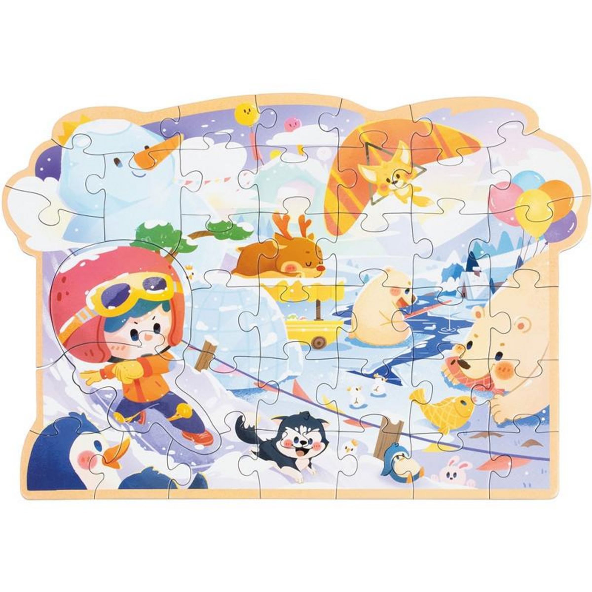 BARIL PUZZLE 30P Assortiment, modèle choisi aléatoirement ABC 782522