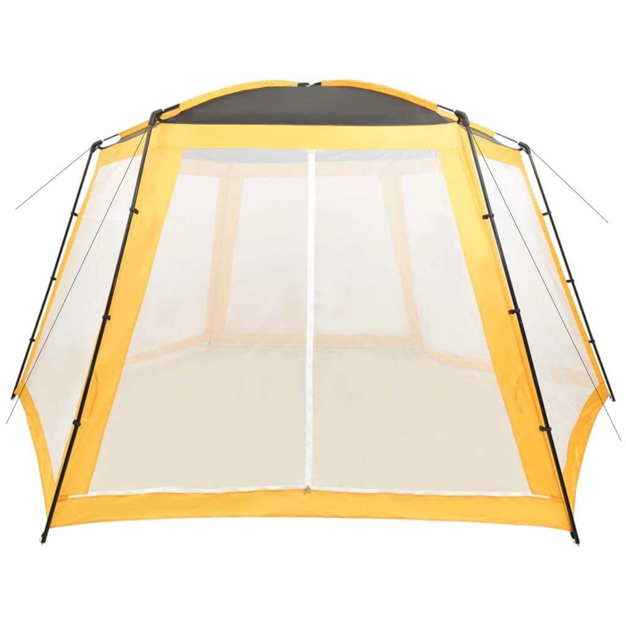 Voir la diapositive 2 : VIDAXL Tente de piscine tissu 590x520x250 cm jaune