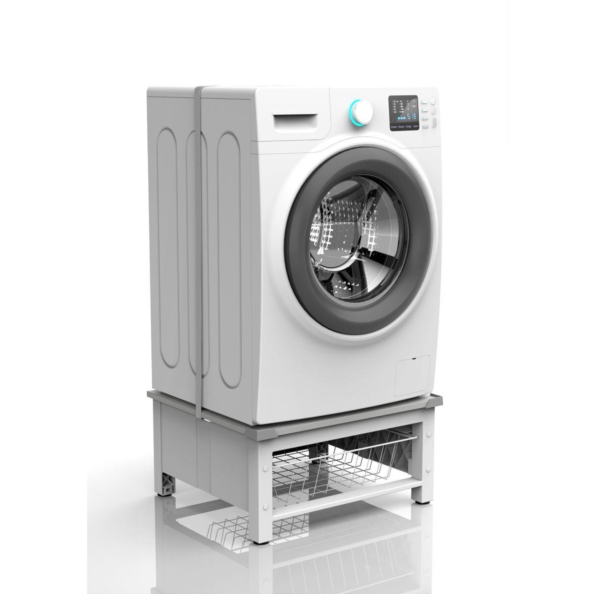 Voir la diapositive 3 : Meliconi Kit de réhausse pour lave-linge