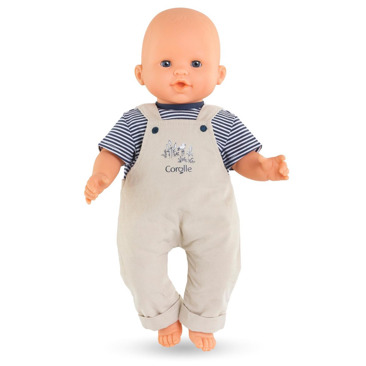 Corolle T-Shirt et Salopette Écru Bords de Loire pour poupon 36 cm