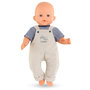 Voir la diapositive 2 : Corolle T-Shirt et Salopette Écru Bords de Loire pour poupon 36 cm