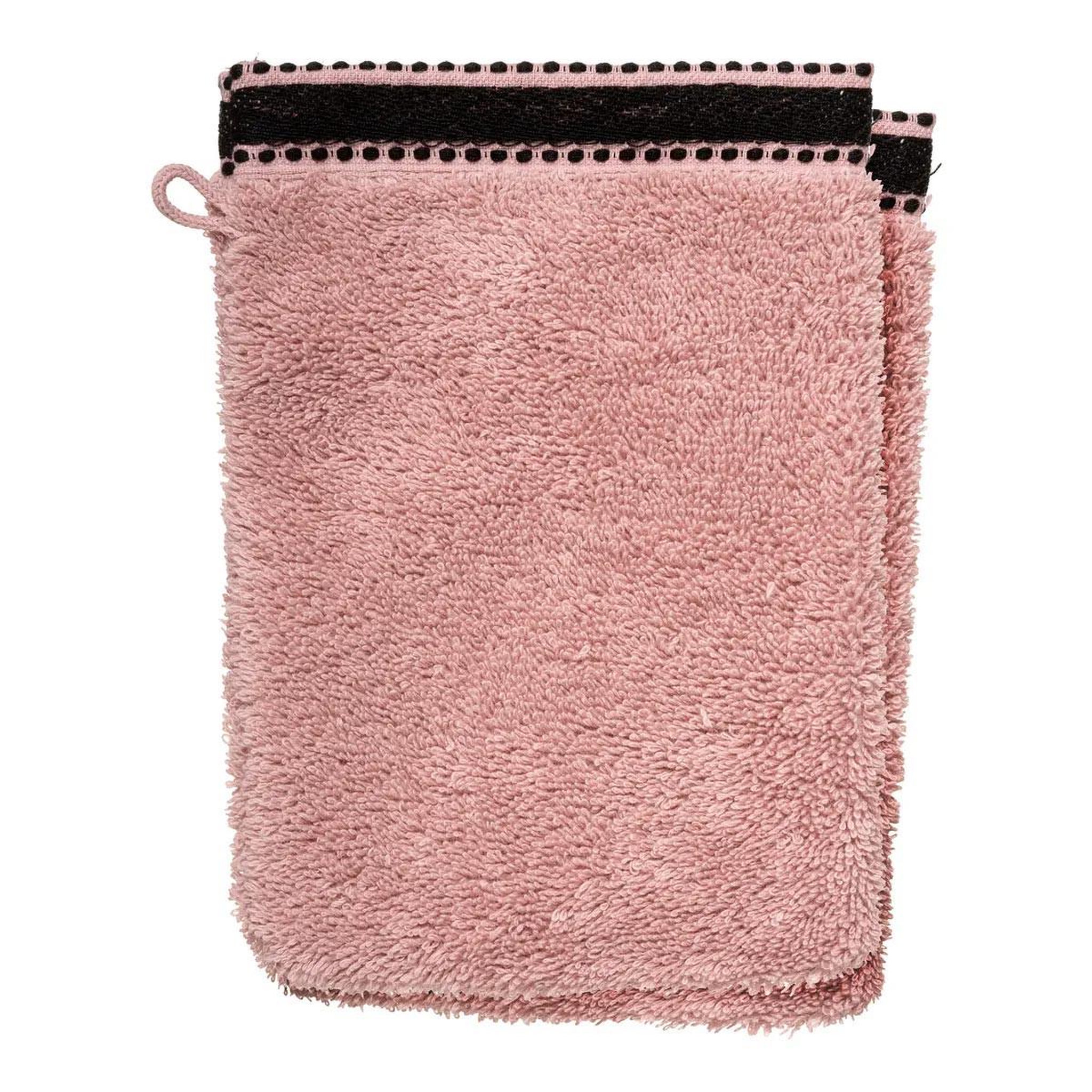 ATMOSPHERA Lot de 2 gants de toilette  joia  15x21cm rose