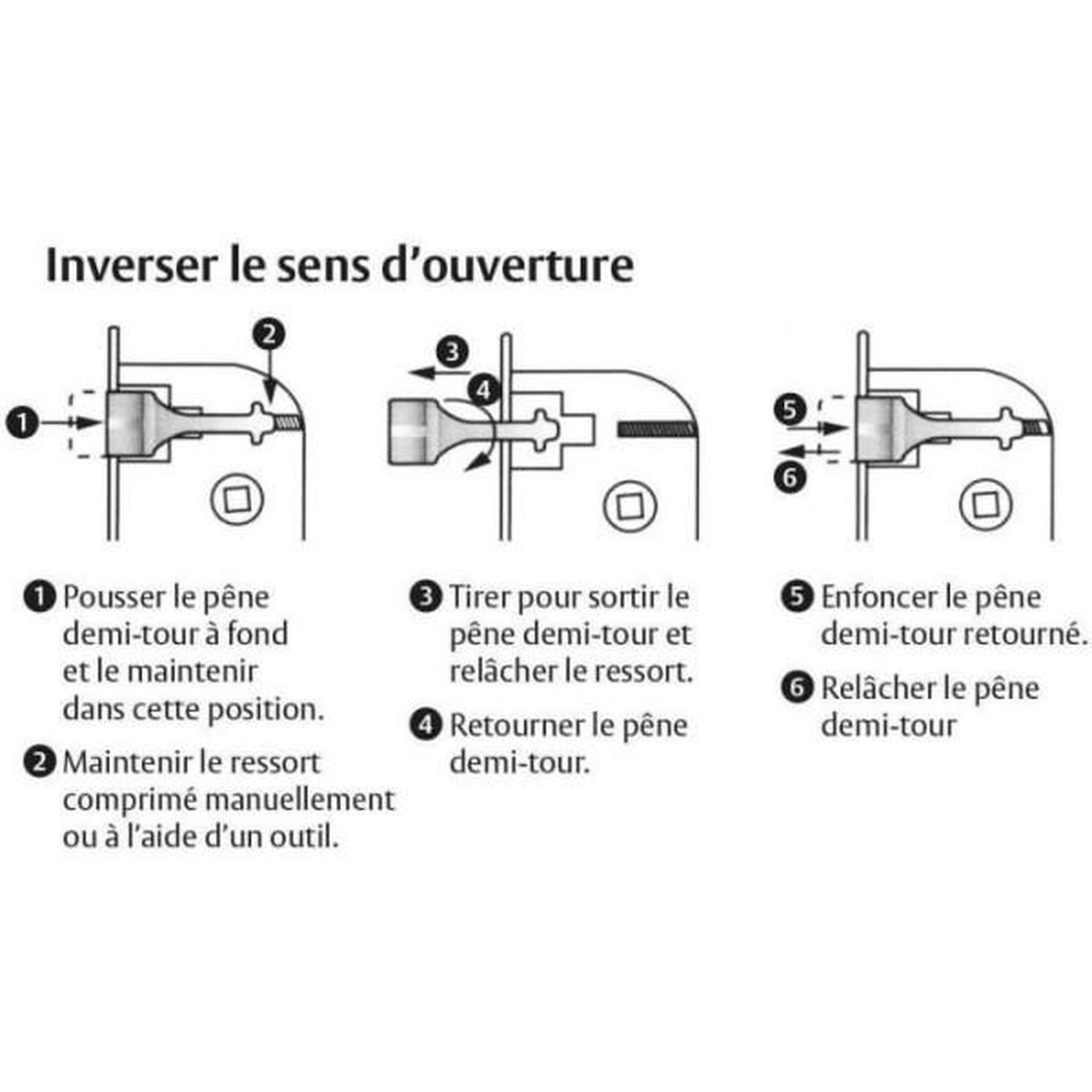 Voir la diapositive 6 : YALE Serrure a encastrer a condamnation - yale - y73r-a40/b/sc - axe 40 mm, coffre 135 mm - certifié nf niveau 2 - blanc, gâche inc