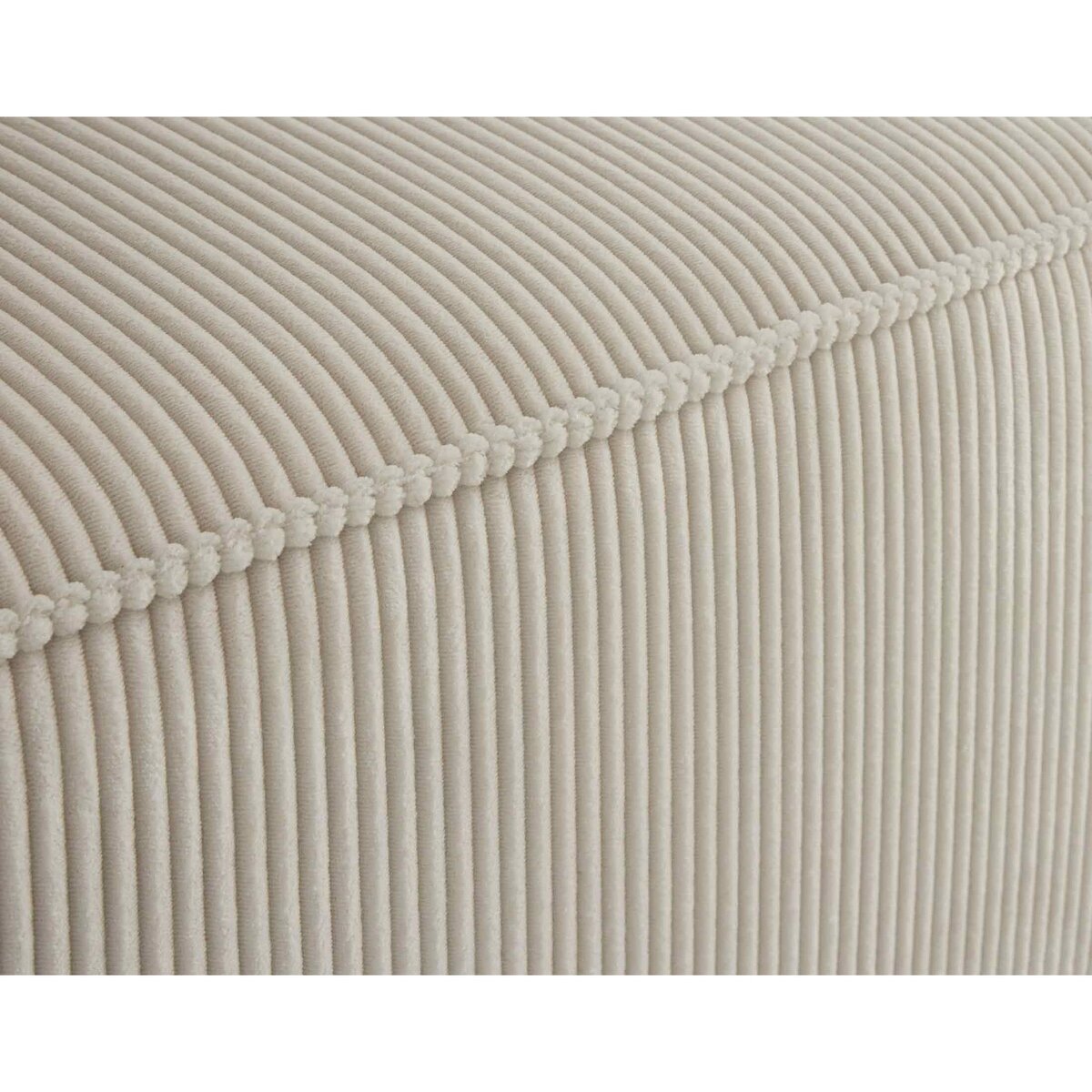 LISA DESIGN Arty - module d'assise droit - en velours côtelé